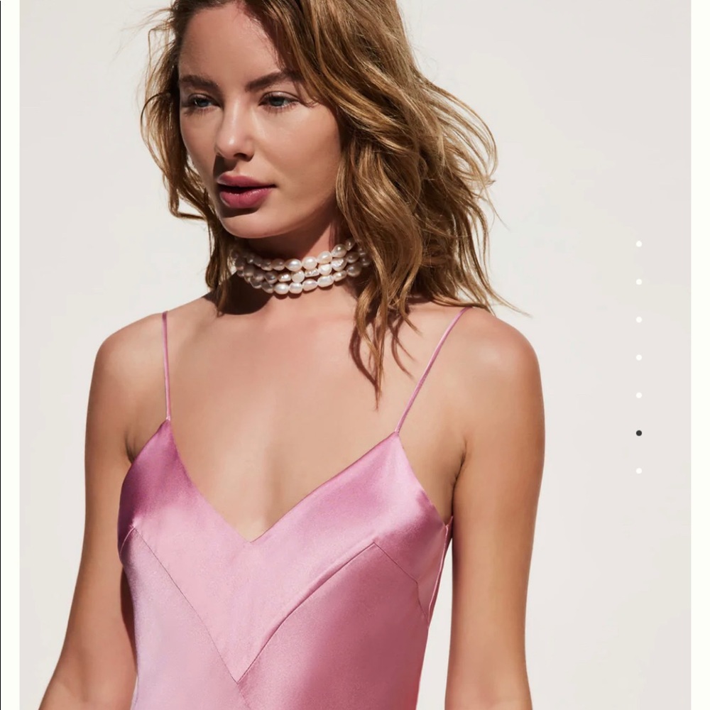 Cult Gaia Chrissy silk slip dress